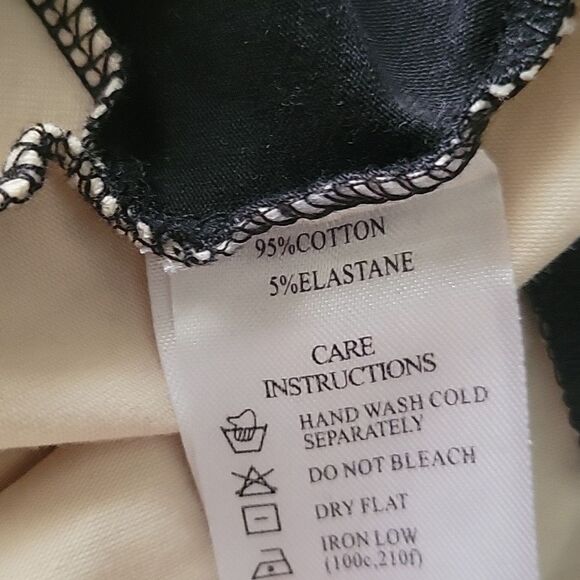 Motel Rocks XS Bodycon Mini Dress ColorBlock Sexy Club Black Abstract Feminine - Picture 7 of 11